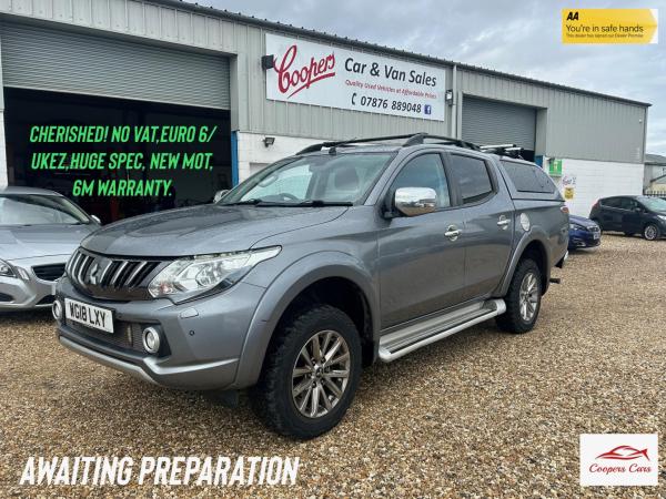 Mitsubishi L200 2.4 DI-D DC Barbarian Pickup Double Cab 4dr Diesel Manual 4WD Euro 6 (178 ps)
