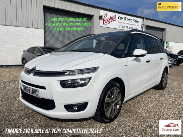 Citroen Grand C4 Picasso 1.6 e-HDi Airdream Exclusive+ MPV 5dr Diesel Manual Euro 5 (s/s) (115 ps)