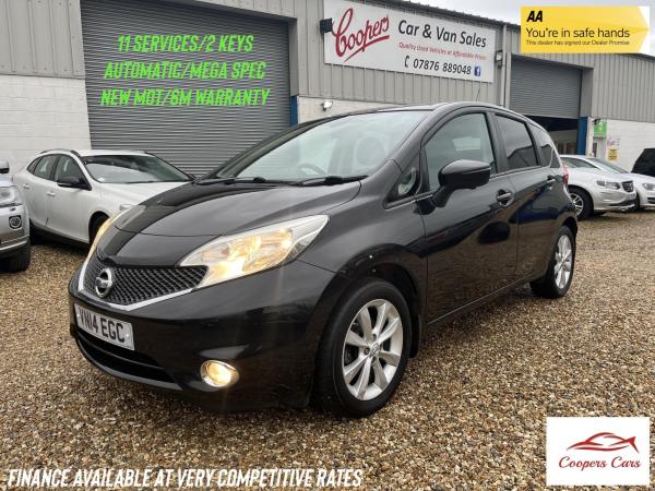 Nissan Note 1.2 DIG-S Tekna Hatchback 5dr Petrol CVT Euro 5 (s/s) (98 ps)