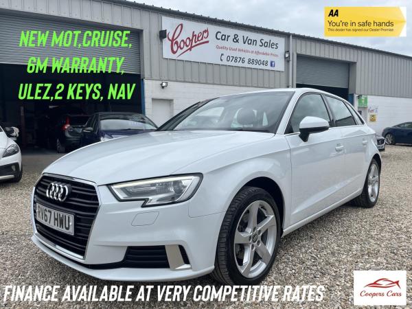 Audi A3 1.5 TFSI CoD Sport Sportback 5dr Petrol Manual Euro 6 (s/s) (150 ps)