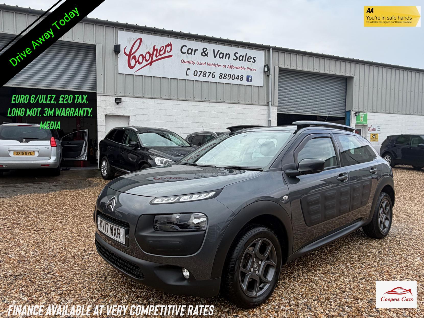 Citroen C4 Cactus 1.6 BlueHDi Feel Hatchback 5dr Diesel Manual Euro 6 (100 ps)