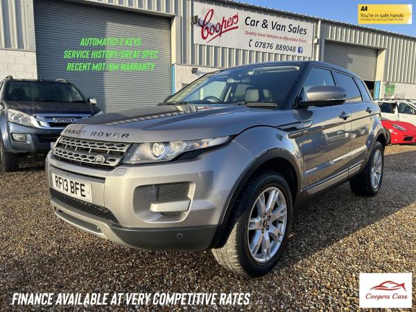Land Rover Range Rover Evoque 2.2 SD4 Pure SUV 5dr Diesel Auto 4WD Euro 5 (190 ps)