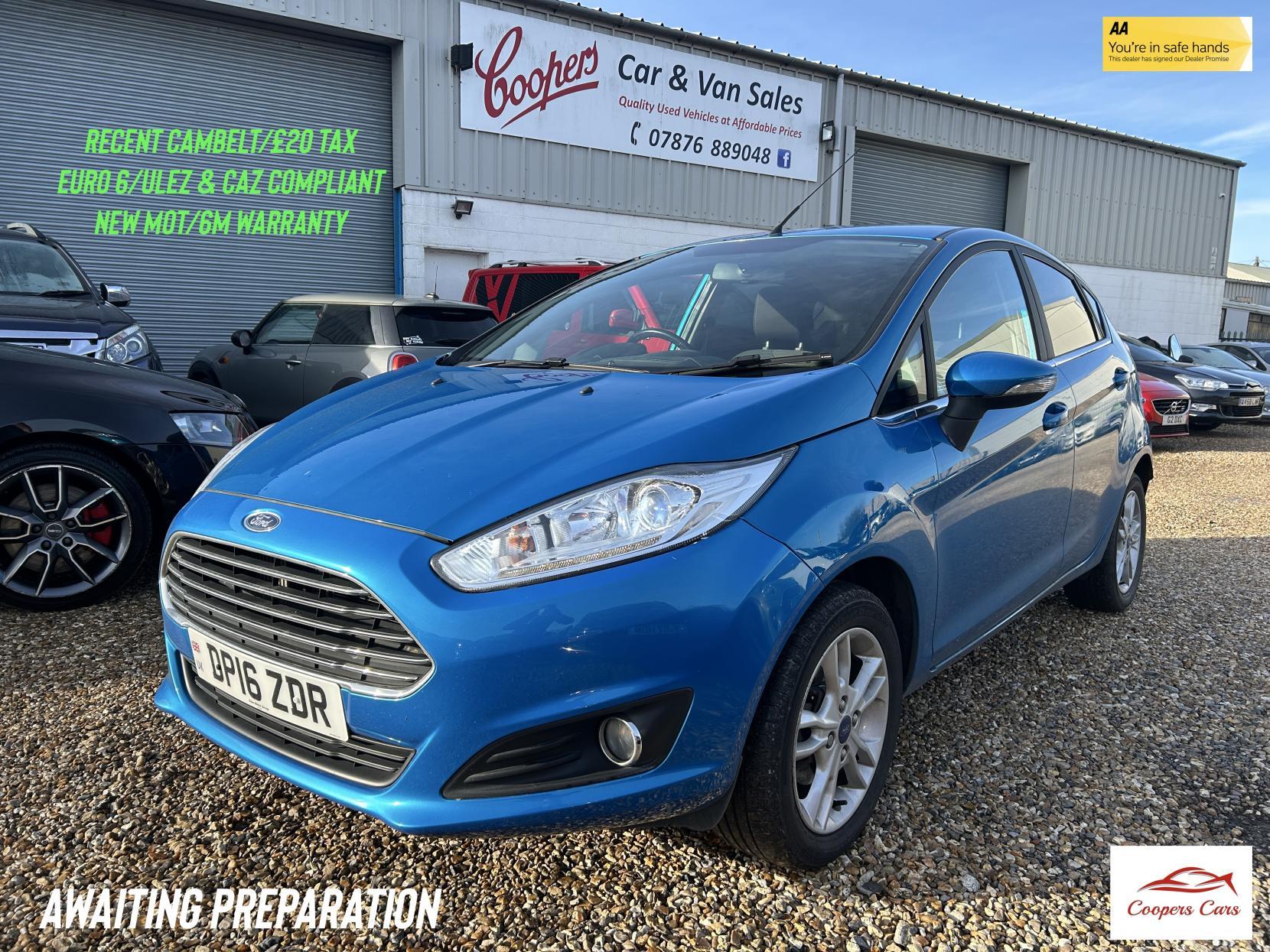 Ford Fiesta 1.5 TDCi Zetec Hatchback 5dr Diesel Manual Euro 6 (75 ps)