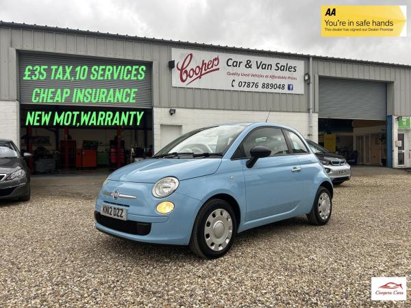 Fiat 500 1.2 Pop Hatchback 3dr Petrol Manual Euro 5 (s/s) (69 bhp)