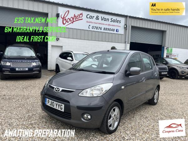 Hyundai i10 1.2 Comfort Hatchback 5dr Petrol Manual Euro 4 (77 bhp)